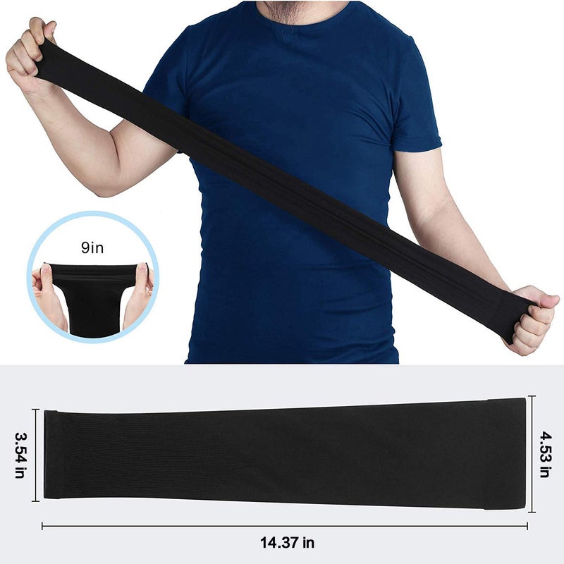 Feeke Arm Sleeves for Men and Women, Sleeve to Cover Arms for Men and Women, UV Protection Cooling 4-Pairs Anti-Slip Compression Sun Sleeves for Cycling Running Outdoor Sports - Image 5